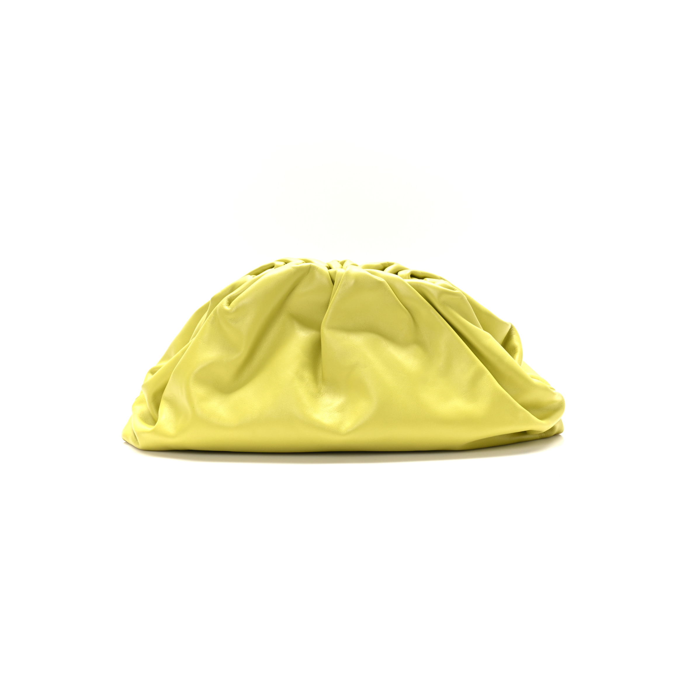 BOTTEGA VENETA SMOOTH BUTTER CALF THE POUCH OVERSIZED CLUTCH SHERBERT  (38*24*8cm)